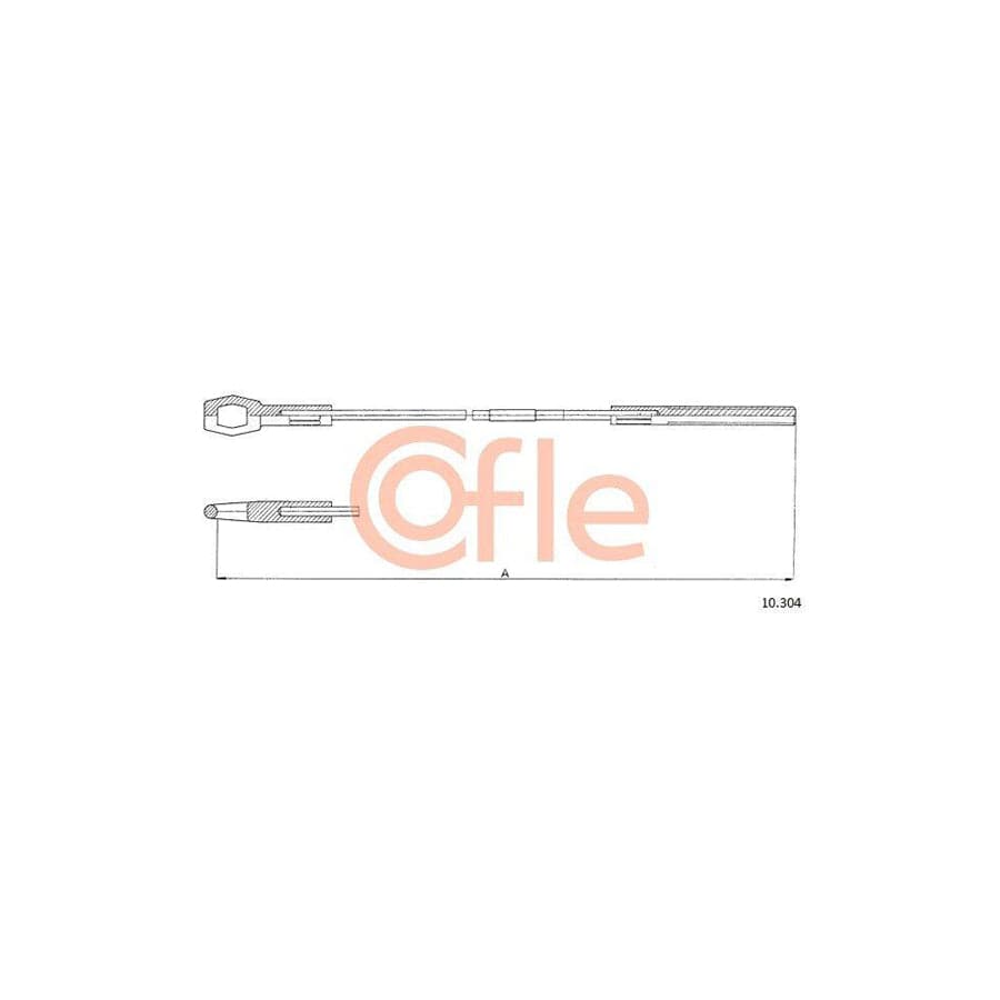 Cofle Bh.Vk045 Brake Hose