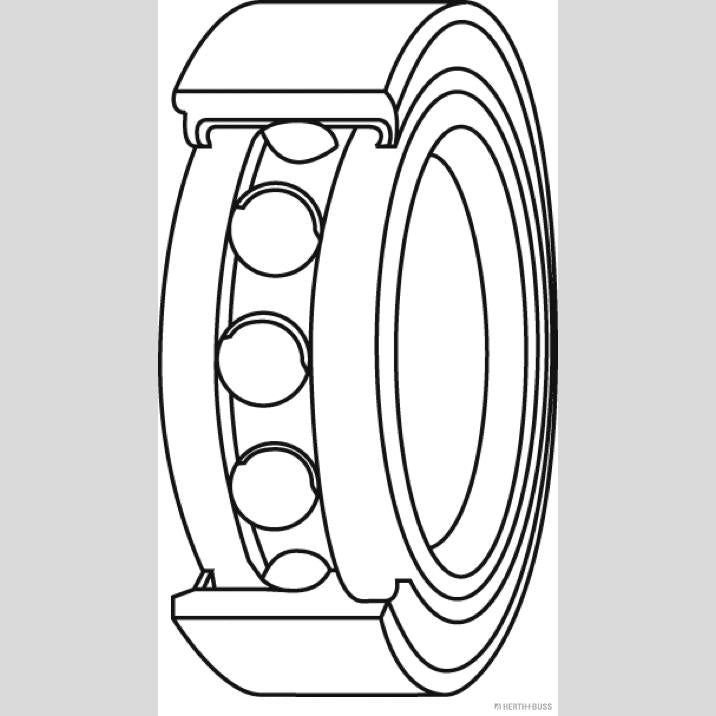 HERTH+BUSS JAKOPARTS J4708004 Wheel Bearing Kit