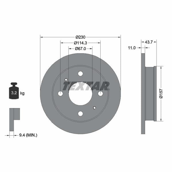 HERTH+BUSS JAKOPARTS J3271009 Brake Caliper Guide Sleeve Kit