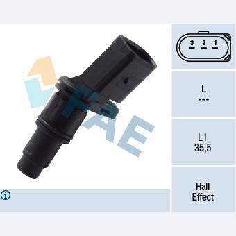 FAE AE79342 Camshaft Position Sensor