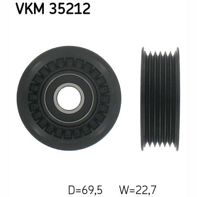 SKF VKM35212 V-Ribbed Belt Deflection/Guide Pulley