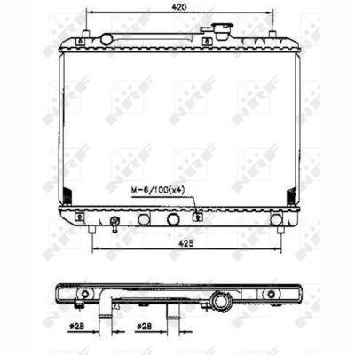 NRF NRF53207 Engine Radiator