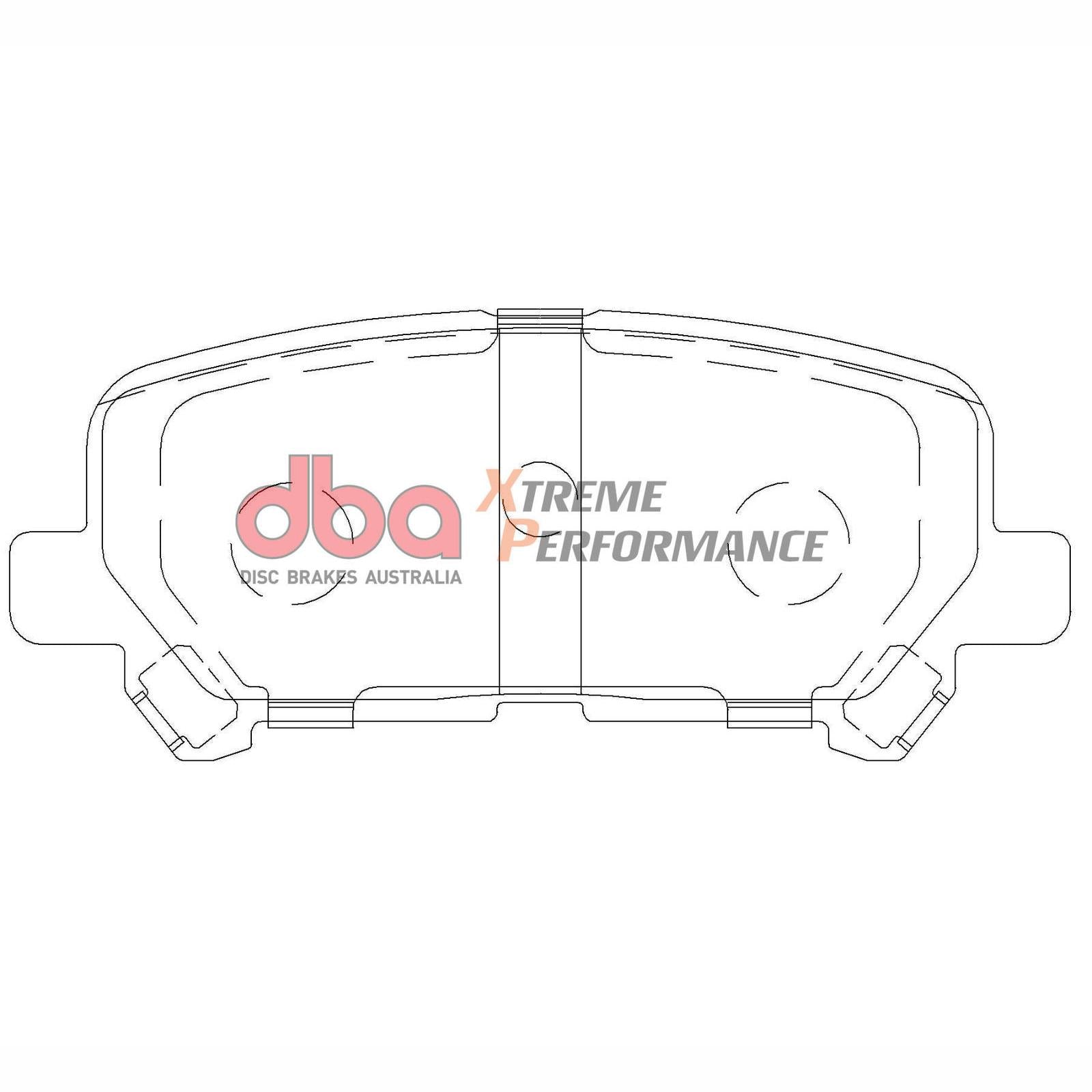 DBA DB2368XP High Performance Brake Pad Set