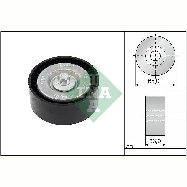 INA 532063010 V-Ribbed Belt Deflection/Guide Pulley