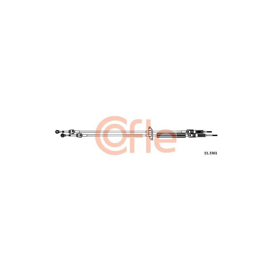 Cofle 11.3361 Cable, Manual Transmission Suitable for Mercedes-Benz Sprinter