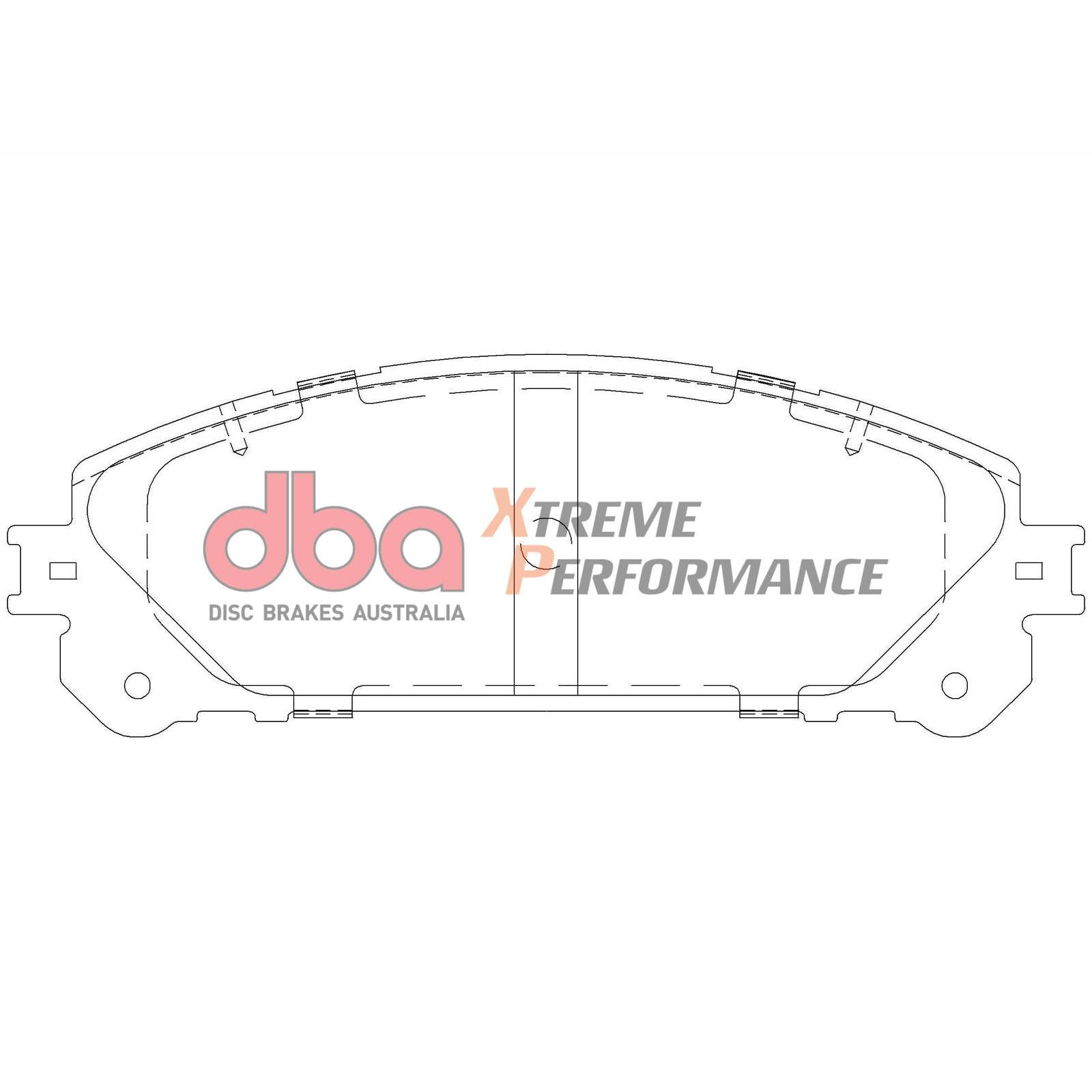 DBA DB2004XP High Performance Brake Pad Set