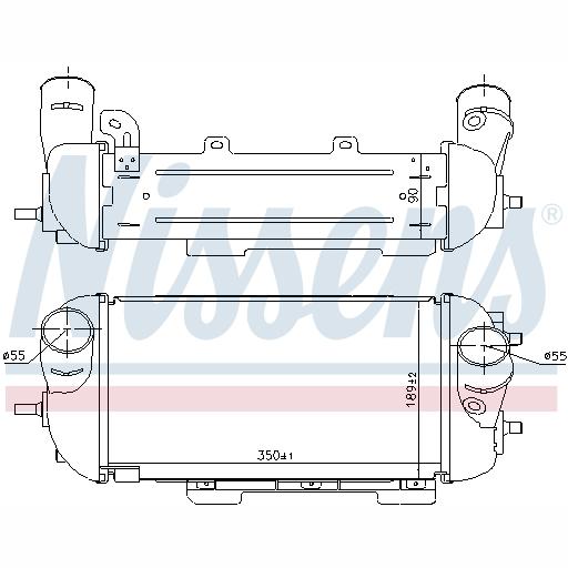 NISSENS NIS961497 Charge Air Cooler