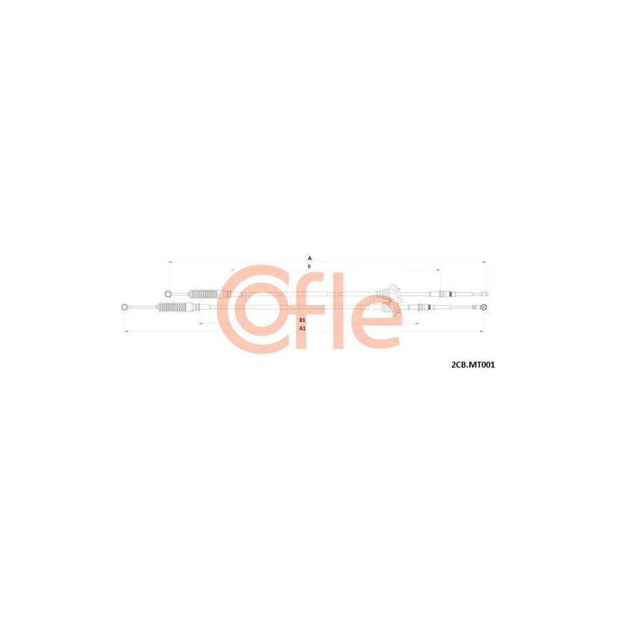 Cofle 92.2Cb.Mt001 Cable, Manual Transmission for Mitsubishi L300 / Delica