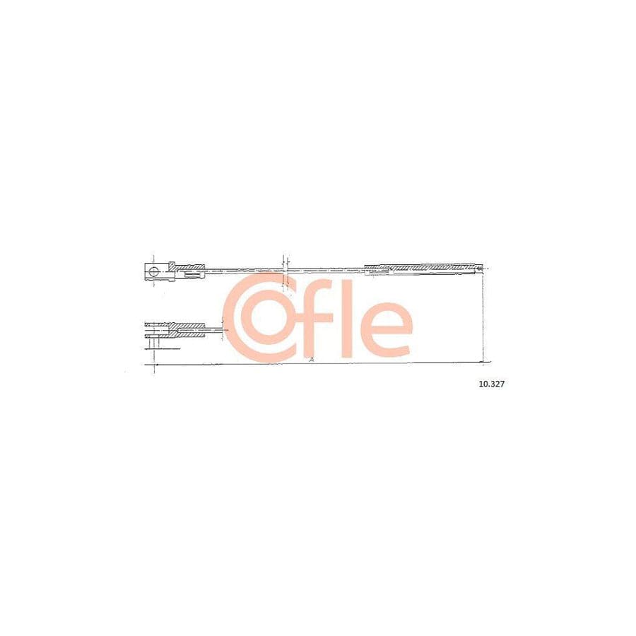 Cofle 10.327 Clutch Cable for VW Transporter