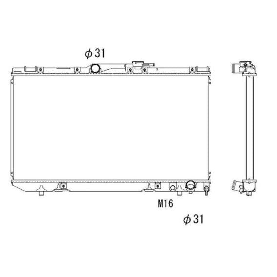NRF NRF503964 Engine Radiator