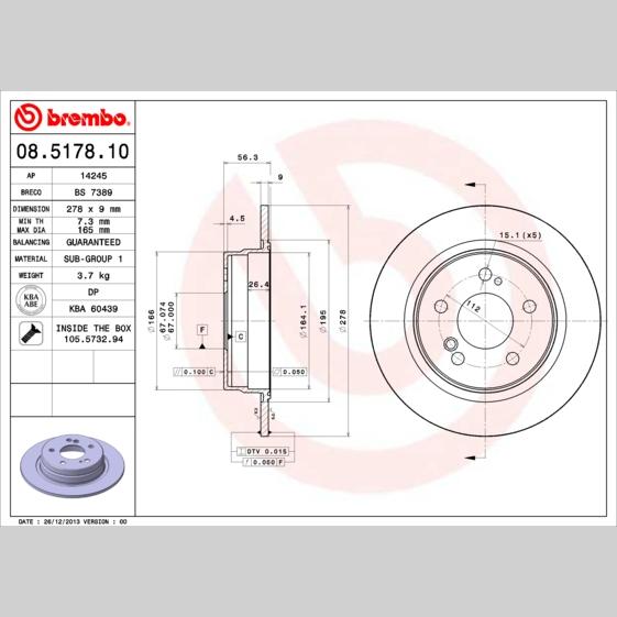 HANS PRIES HP109967 Brake Caliper Guide Sleeve Kit