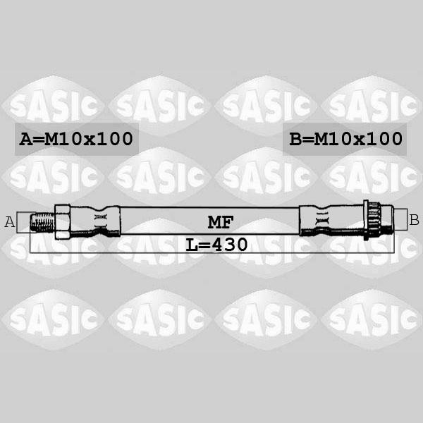 SASIC SASSBH4083 Brake Hose