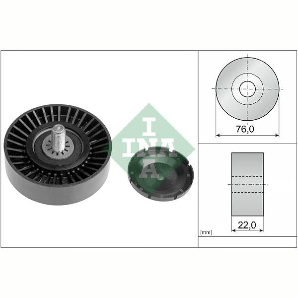 INA 532032310 V-Ribbed Belt Deflection/Guide Pulley