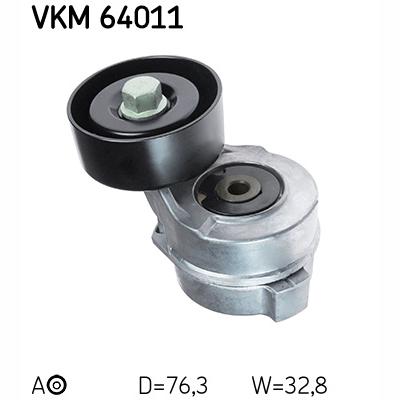 SKF VKM64011 V-Ribbed Belt Tensioner Pulley