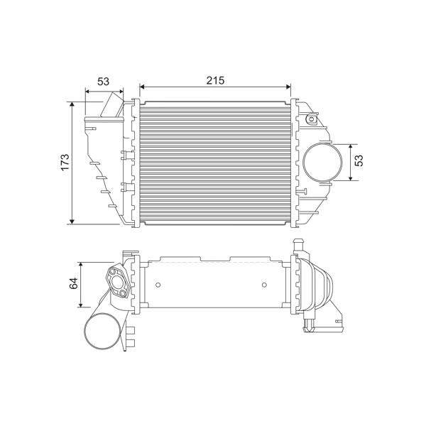 VALEO VAL818827 Charge Air Cooler