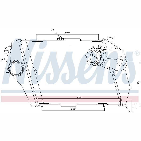 NISSENS NIS96674 Charge Air Cooler