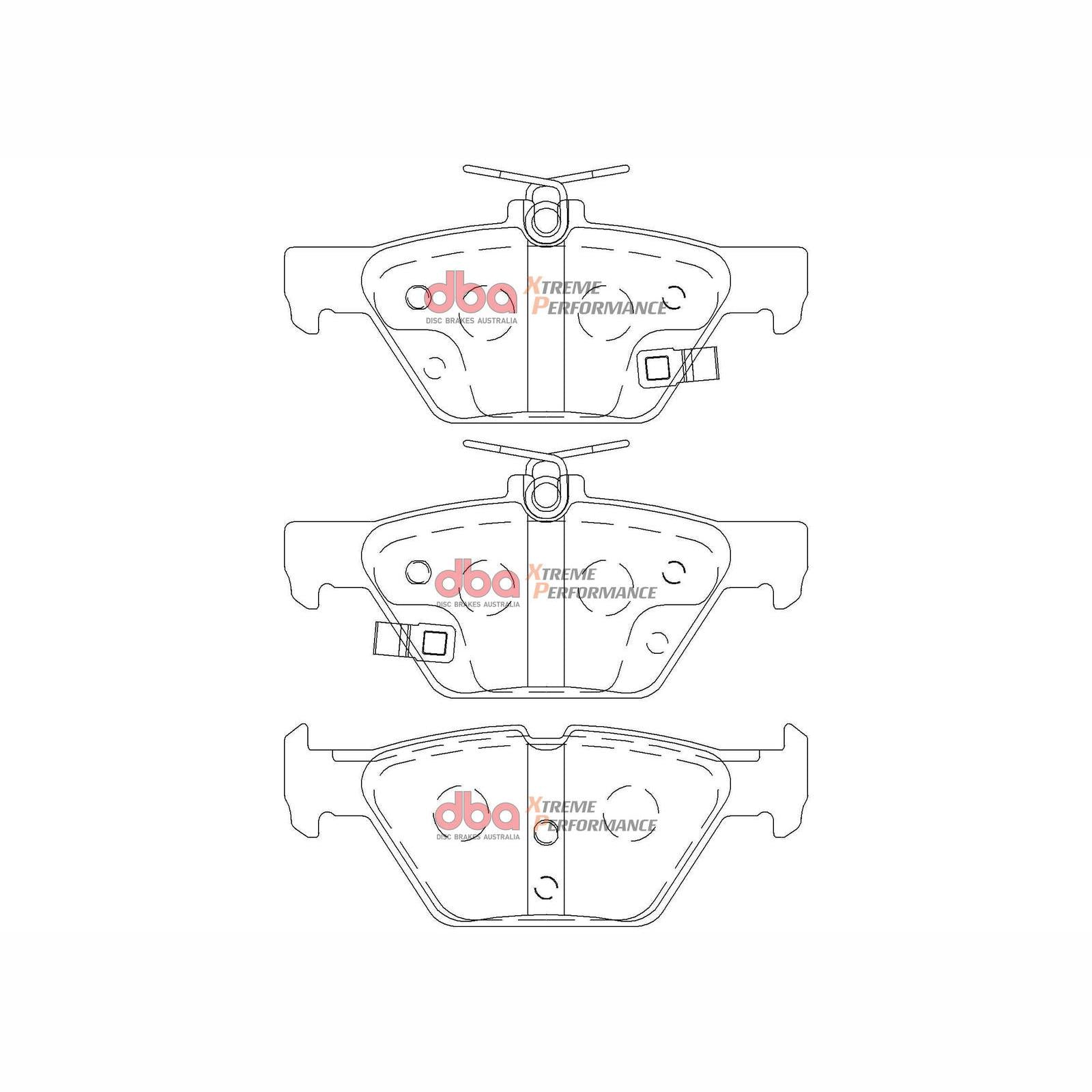 DBA DB2398XP High Performance Brake Pad Set