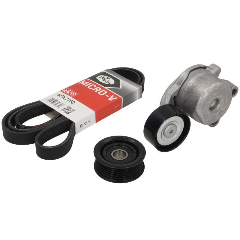 GATES GATK186PK2100 V-Ribbed Belt Set