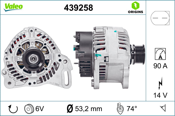 VALEO VAL439258 Alternator