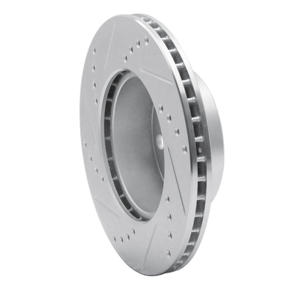 R1 Concepts R1 76-93 Volvo 242 Front Right Drilled & Slotted Silver Brake Rotor