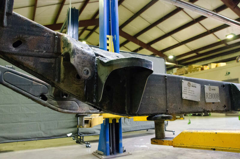 RustBuster Rust Buster 14-18 Chevy Silverado 1500 Rear Cab Mount - Left
