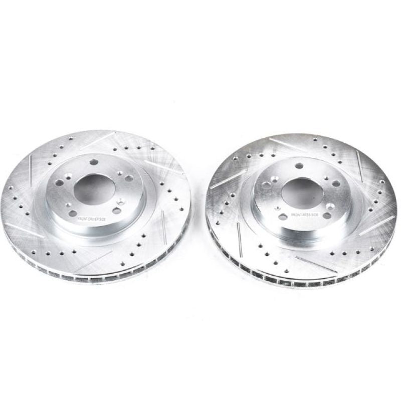 PowerStop Power Stop 13-15 Acura ILX Front Evolution Drilled & Slotted Rotors - Pair