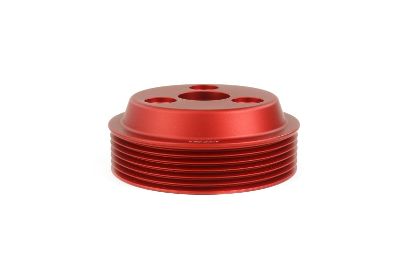 Perrin Performance PERRIN 22-26 Subaru WRX / 21-25 Crosstrek / 20-25 LGT/OBXT/FXT Lightweight Water Pump Pulley - Red