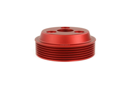 Perrin Performance PERRIN 22-26 Subaru WRX / 21-25 Crosstrek / 20-25 LGT/OBXT/FXT Lightweight Water Pump Pulley - Red