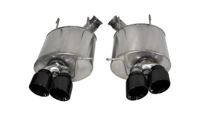 CORSA Performance Corsa 2013-2014 Ford Mustang Shelby GT500 5.8L V8 Black Sport Axle-Back Exhaust
