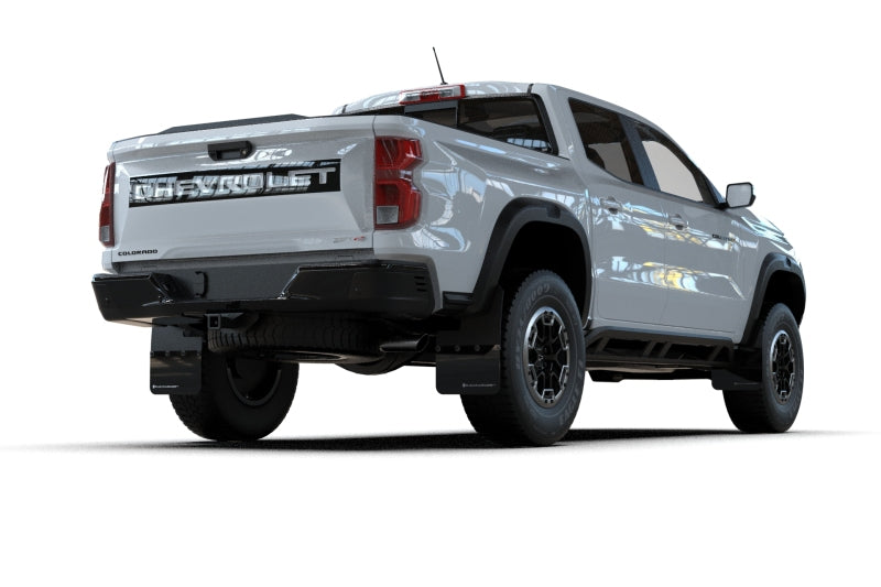 Rally Armor 23-26 Chevy Colorado ZR2 & Z71 Black Mud Flap - White Logo