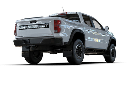 Rally Armor 23-26 Chevy Colorado ZR2 & Z71 Black Mud Flap - White Logo