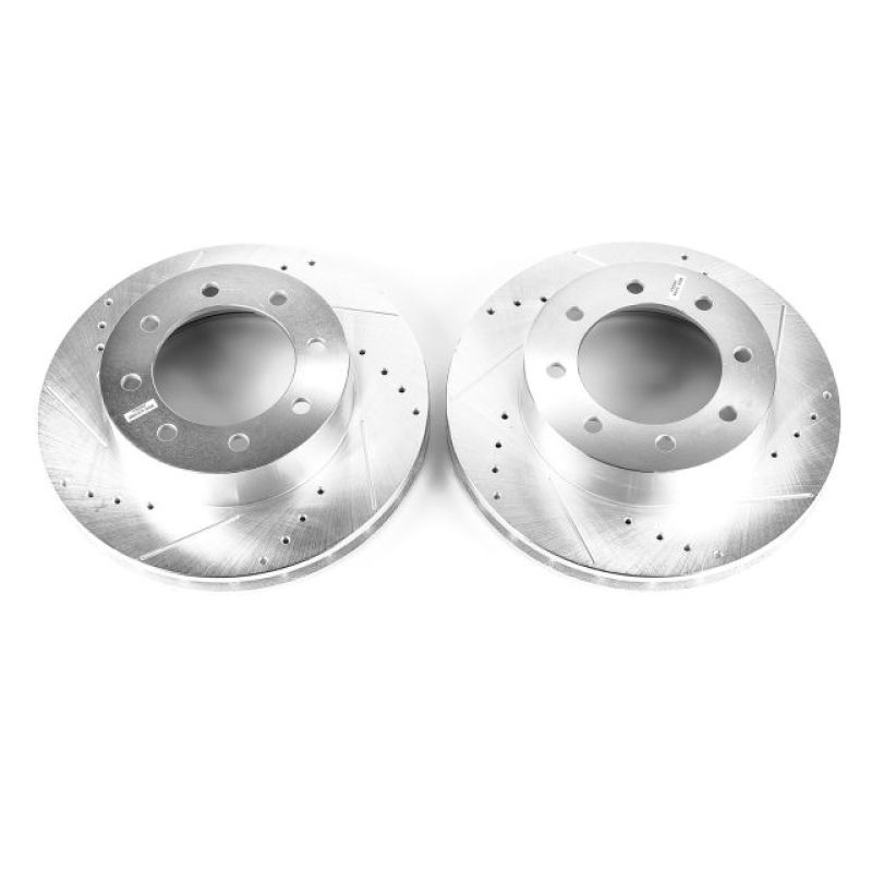 PowerStop Power Stop 00-04 Ford F-550 Super Duty Front Drilled & Slotted Rotor - Pair