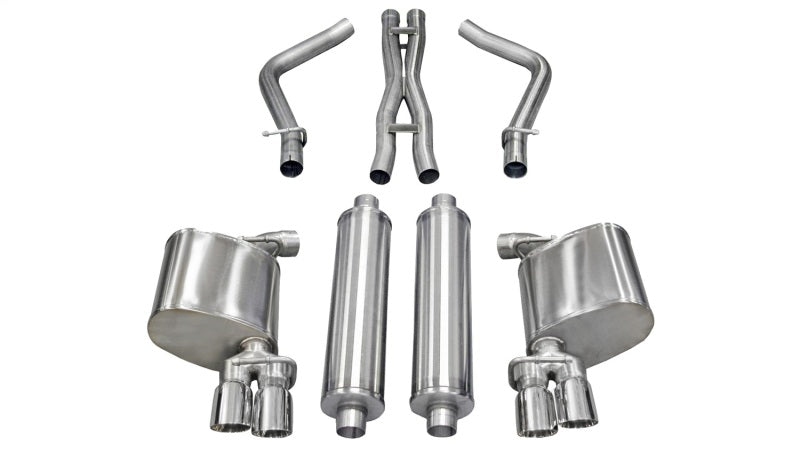 CORSA Performance Corsa 2011-2014 Dodge Charger R/T 5.7L V8 Polished Xtreme Cat-Back Exhaust