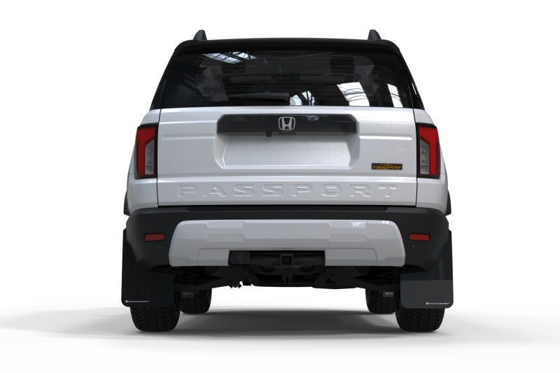 Rally Armor 2026 Honda Passport Black UR Mudflap - White Logo
