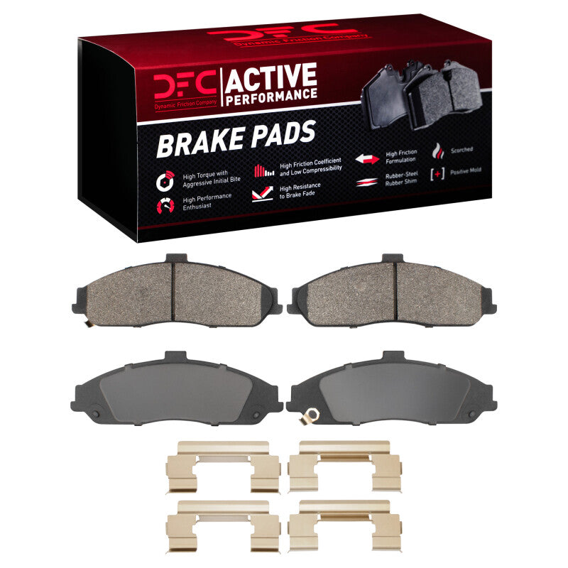 DFC 04-09 Cadillac XLR Front Active Performance Pads and Hardware Kit