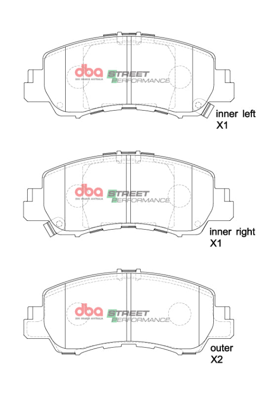 DBA 2017+ Mitsubishi Eclipse Cross SP Performance Front Brake Pads