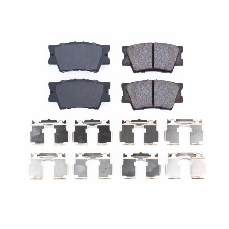 PowerStop Power Stop 13-18 Lexus ES300h Rear Z17 Evolution Ceramic Brake Pads w/Hardware