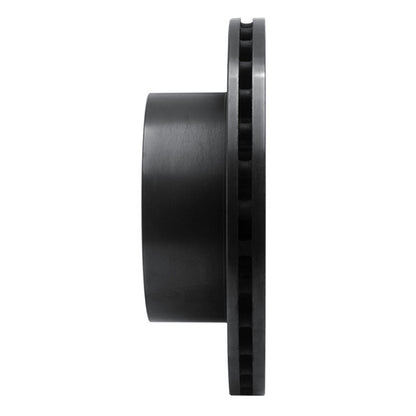 R1 Concepts R1 06-25 American Coach Patriot Rear Left Drilled & Slotted Black Brake Rotor