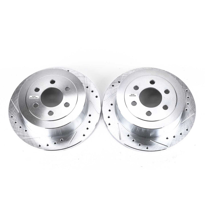 PowerStop Power Stop 03-04 Dodge Dakota Rear Evolution Drilled & Slotted Rotors - Pair