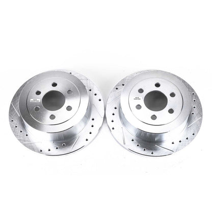 PowerStop Power Stop 03-04 Dodge Dakota Rear Evolution Drilled & Slotted Rotors - Pair
