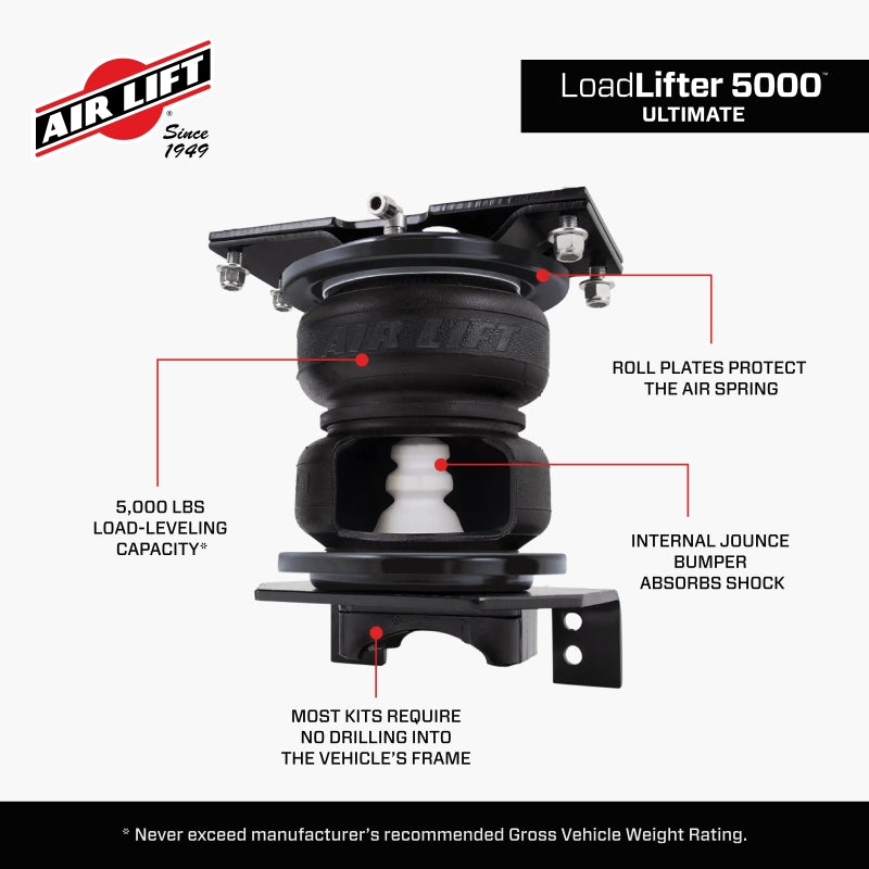 Air Lift LoadLifter 5000 Ultimate Rear Air Spring Kit for 07-17 Toyota Tundra