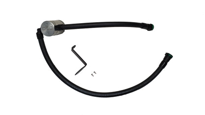 J&L 23-26 Ford F-250/F-350 6.8L;7.3L Oil Separator 3.0 Passenger Side - Clear Anodized