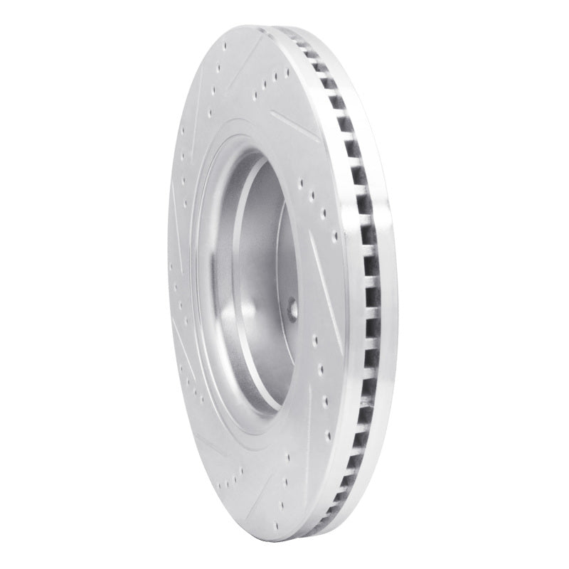 R1 Concepts R1 04-06 Dodge Ram 1500 Pickup Front Right Drilled & Slotted Silver Brake Rotor