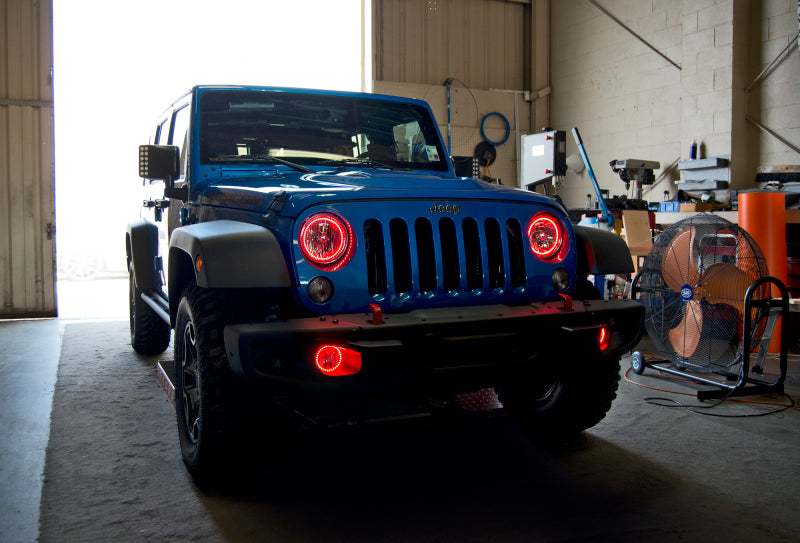 ORACLE Lighting Oracle Jeep Wrangler JK 07-18 LED Waterproof Fog Light Kit - ColorSHIFT