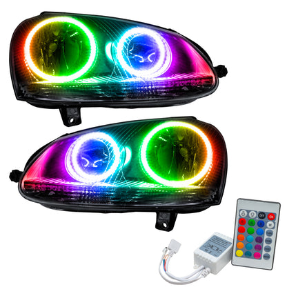 ORACLE Lighting Oracle 06-10 Volkswagen Jetta SMD HL - Chrome - ColorSHIFT w/ Simple Controller