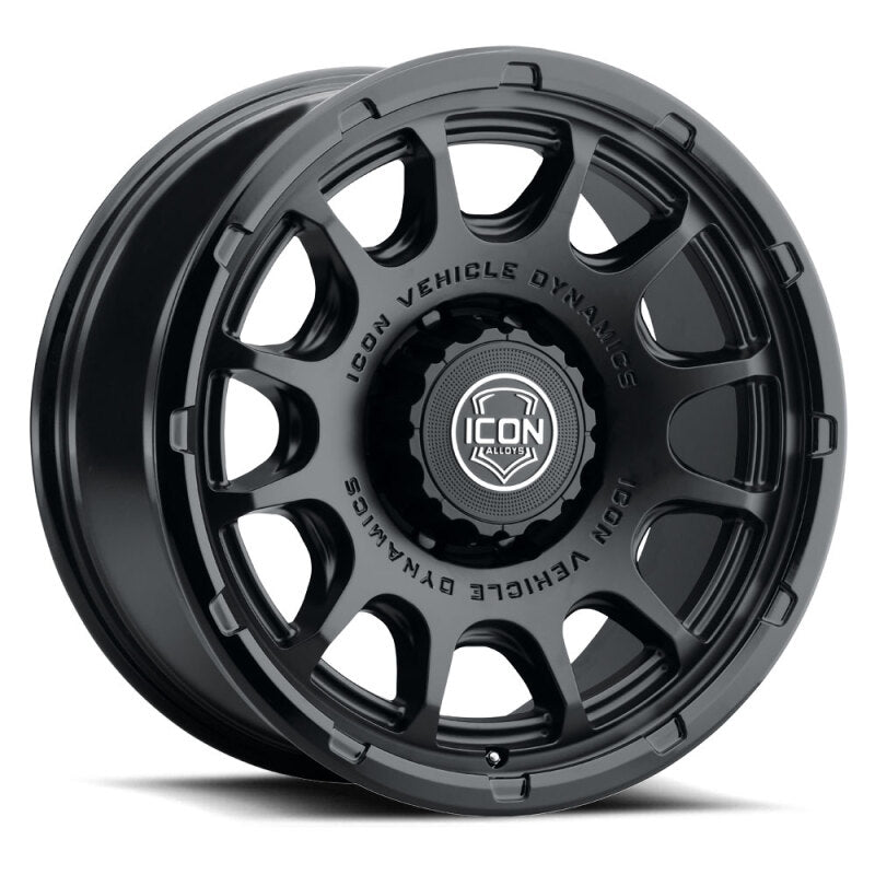 ICON Alloys Rancho 20x9 / 8x6.5 / 12mm / 5.5in BS DBL Black Wheel