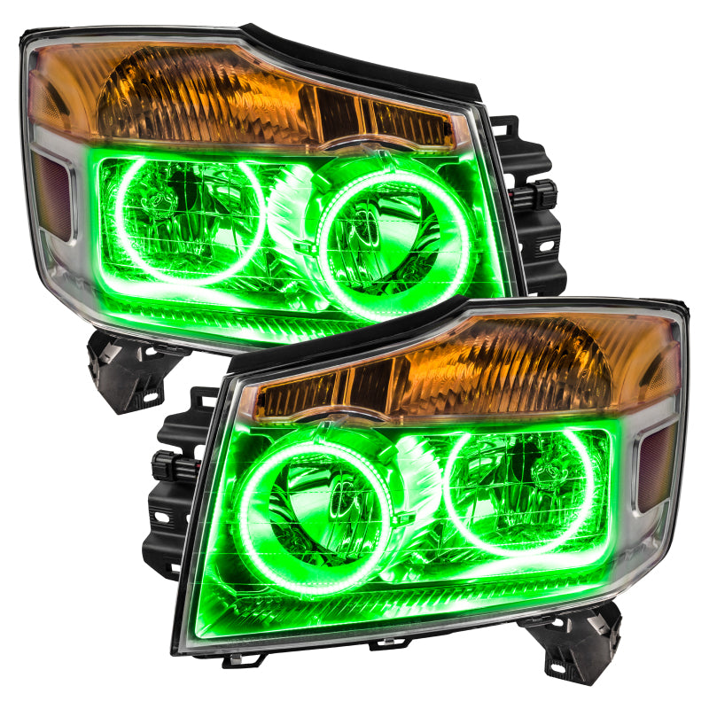 ORACLE Lighting Oracle Nissan Titan 04-07 Halo Kit - ColorSHIFT w/ 2.0 Controller