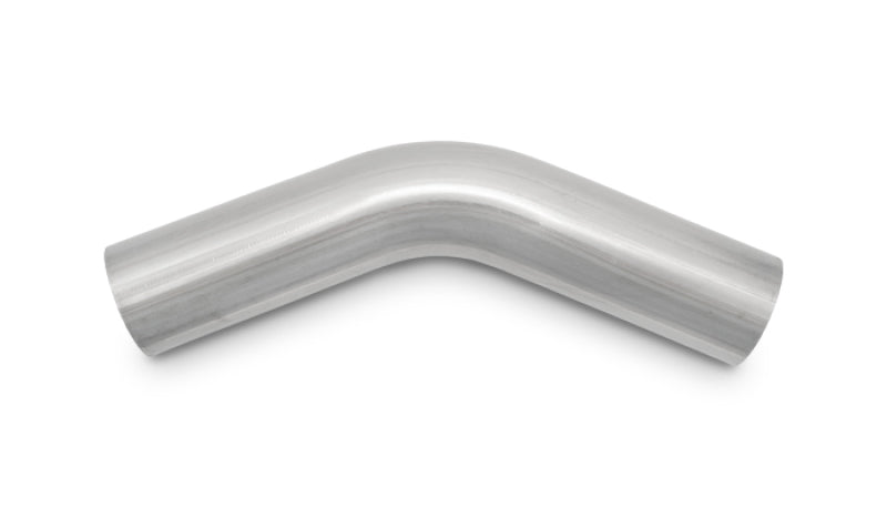 Vibrant 1.5in O.D. T304 SS 45 deg Mandrel Bend 6in x 6in leg lengths (1.5in Centerline Radius)