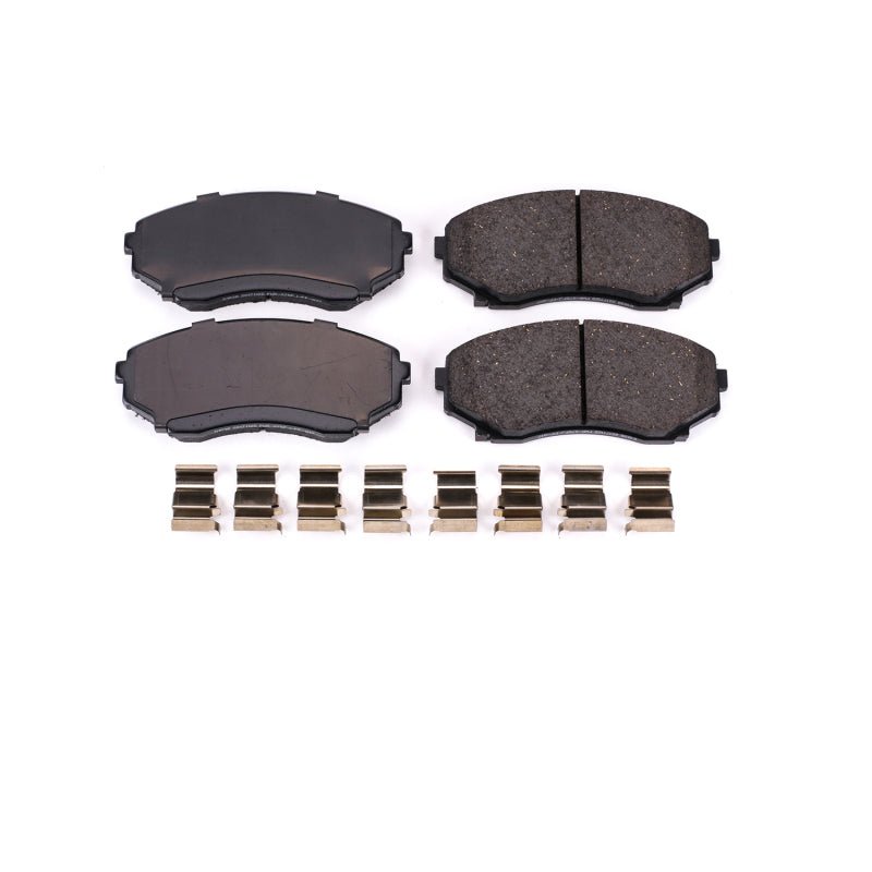 PowerStop Power Stop 92-98 Mazda MPV Front Z17 Evolution Ceramic Brake Pads w/Hardware