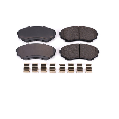 PowerStop Power Stop 92-98 Mazda MPV Front Z17 Evolution Ceramic Brake Pads w/Hardware